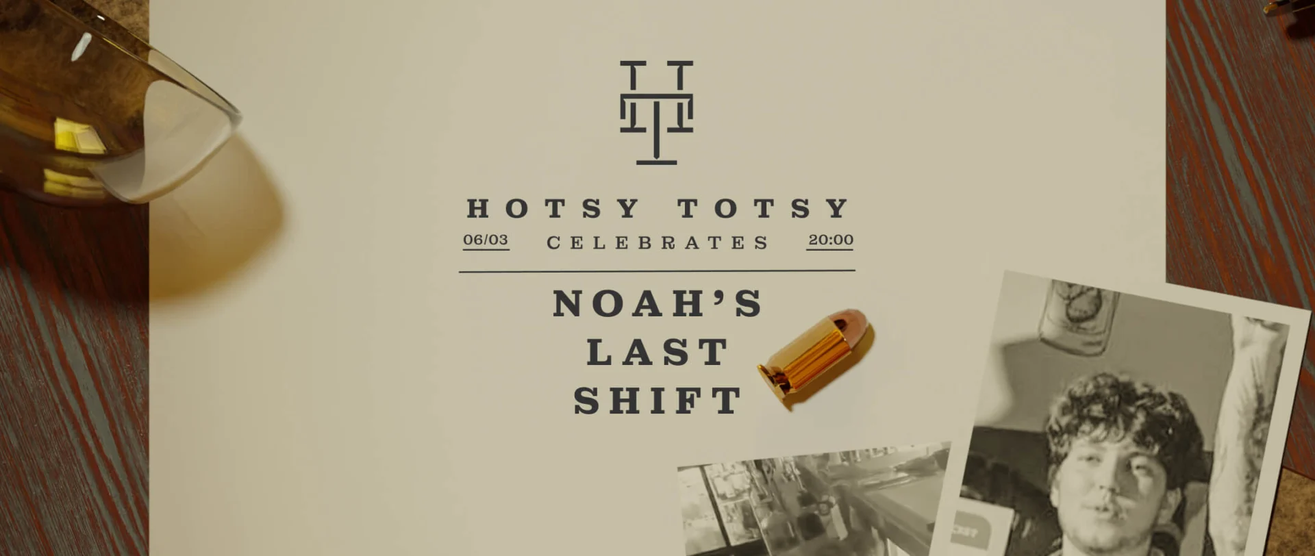 Noah's last shift at Hotsy Totsy Budapest.