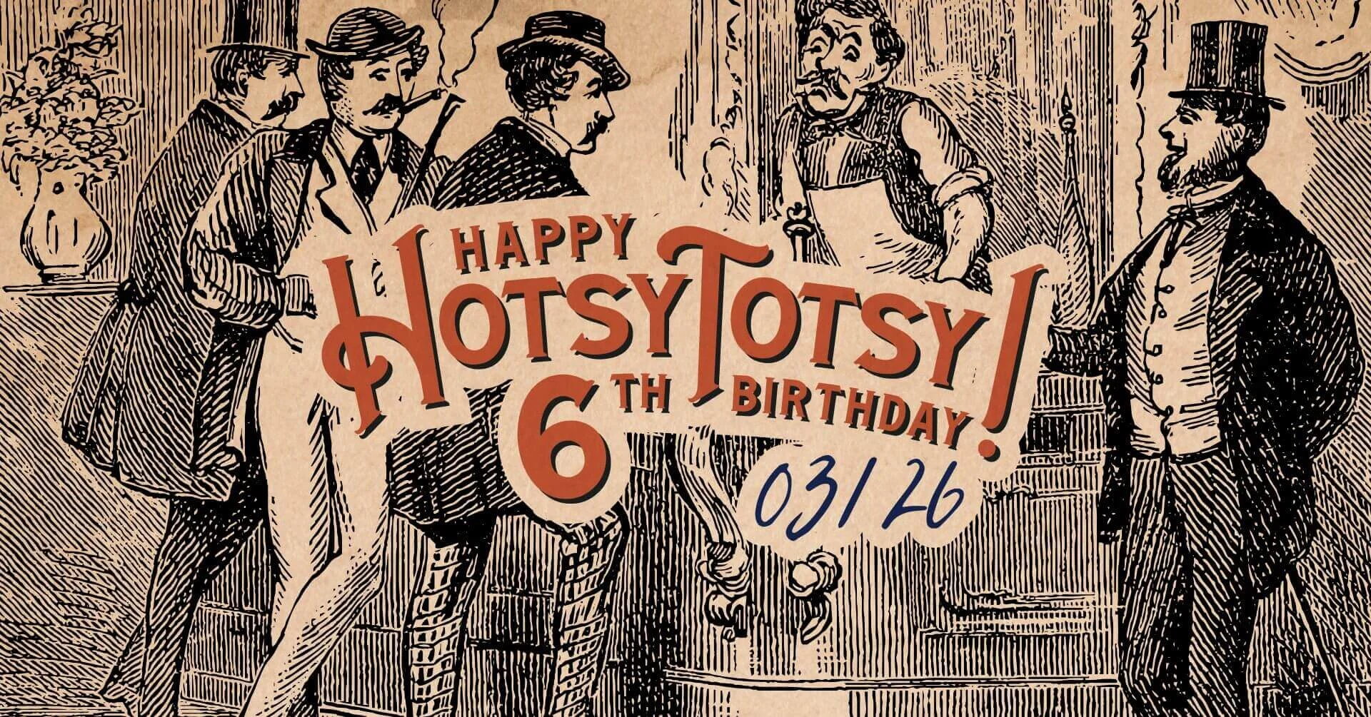 Hotsy Totsy Budapest 6th birthday!