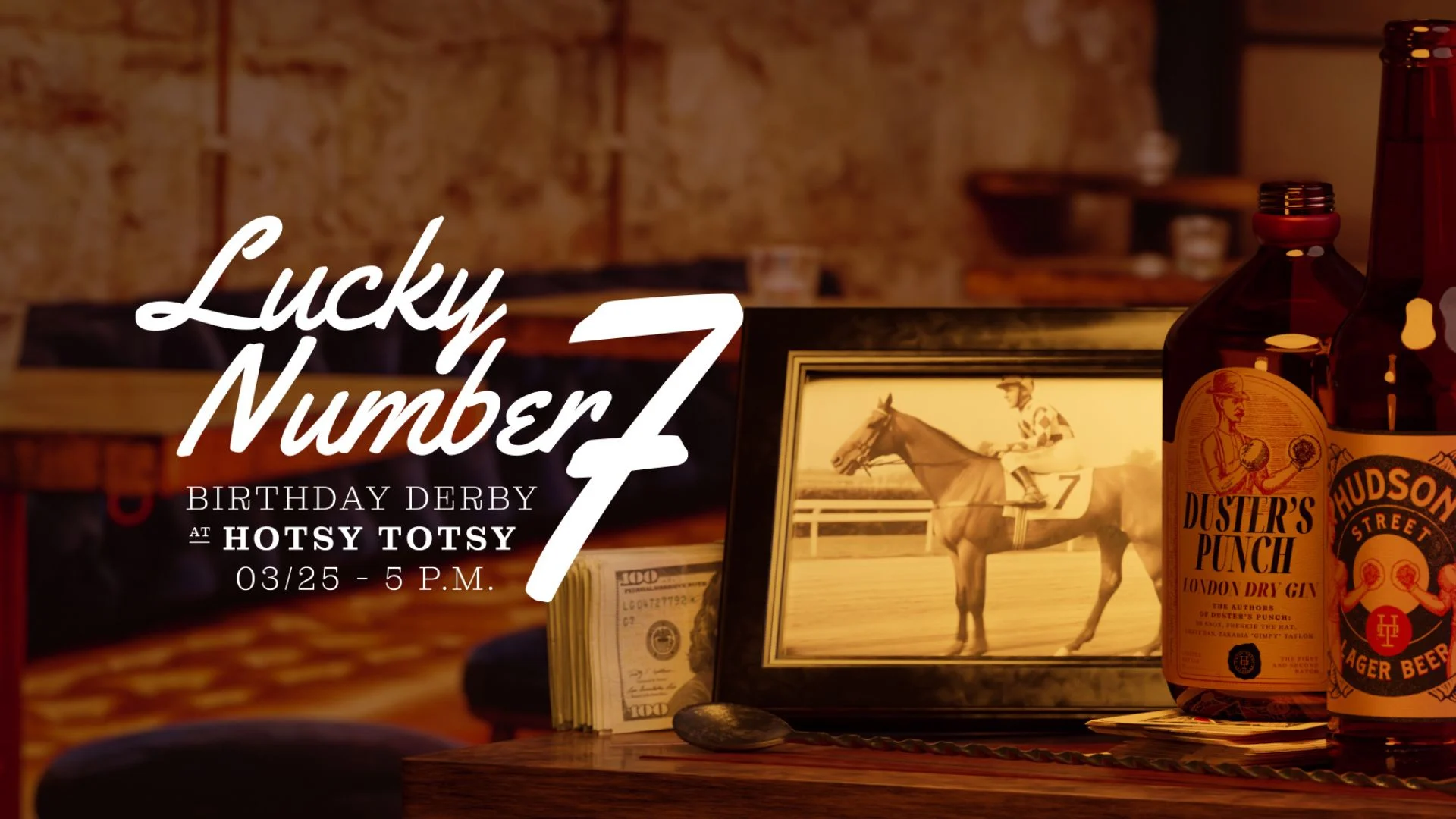 Lucky Number Seven Hotsy Totsy Birthday Party