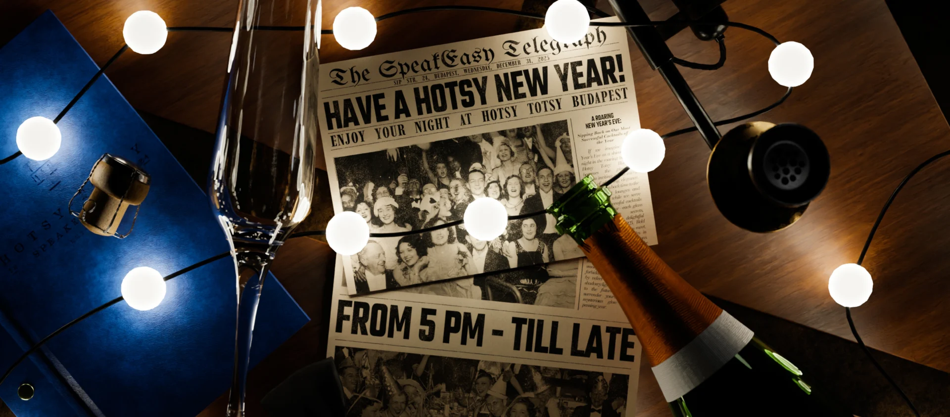 Celebrate the New Year's Eve at Hotsy Totsy Budapest in 2025!